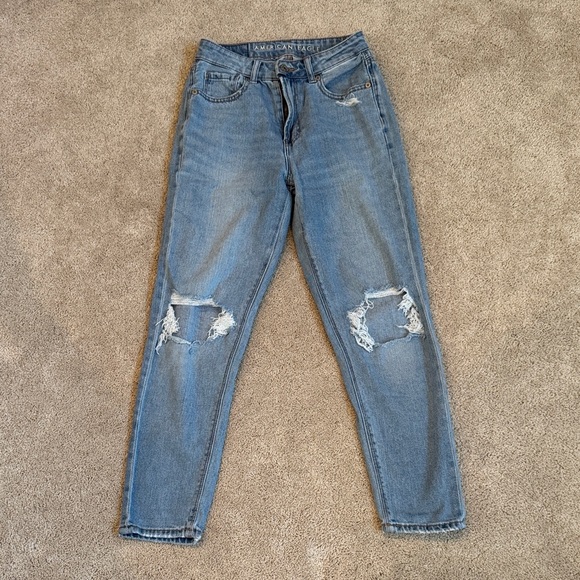 American Eagle Outfitters Denim - American Eagle Outfitters Light Blue Boyfriend Jeans